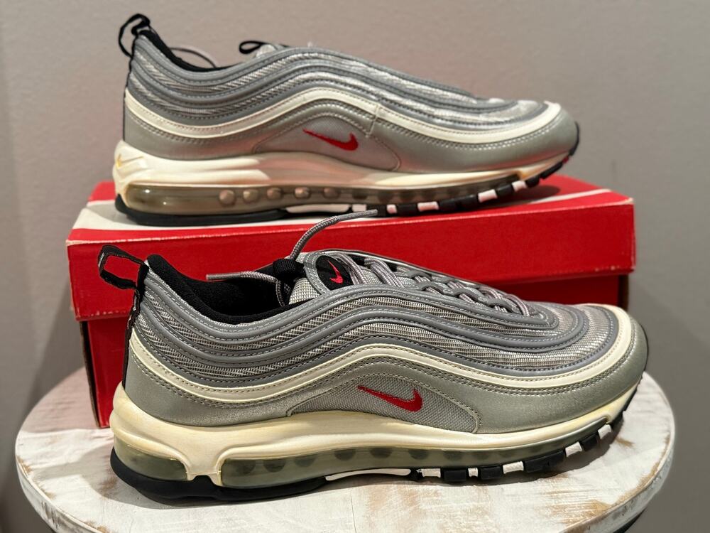 Nike Air Max 97 Silver Bullet Size 10.5 884421-001